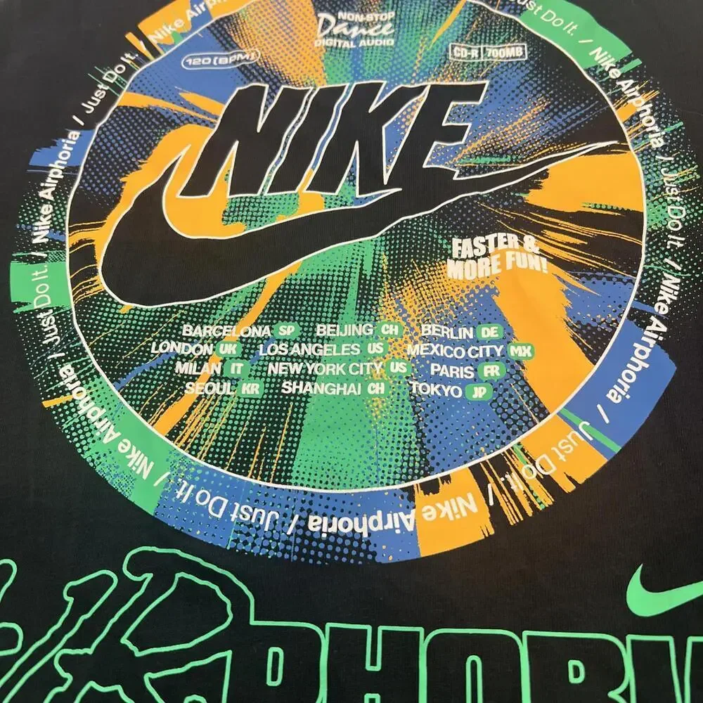 The Nike Tee AirPhoria Tank Top Men's Dance Just Do It Sz M FV3726-010 T-shirt